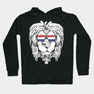 Rasta Reggae Lion Netherland Gift Rastafari Hoodie